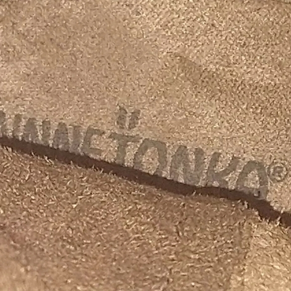 Minnetonka moccasins Double Fringe Ankle Booties, size 10 "SOLD" - Picture 5 of 11